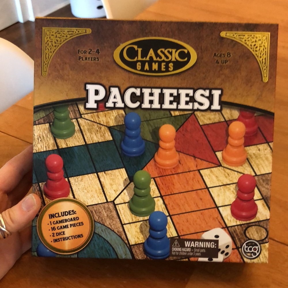 5 for $25. Like new, Pacheesi , board game. Great games for kids , ages 8 and up